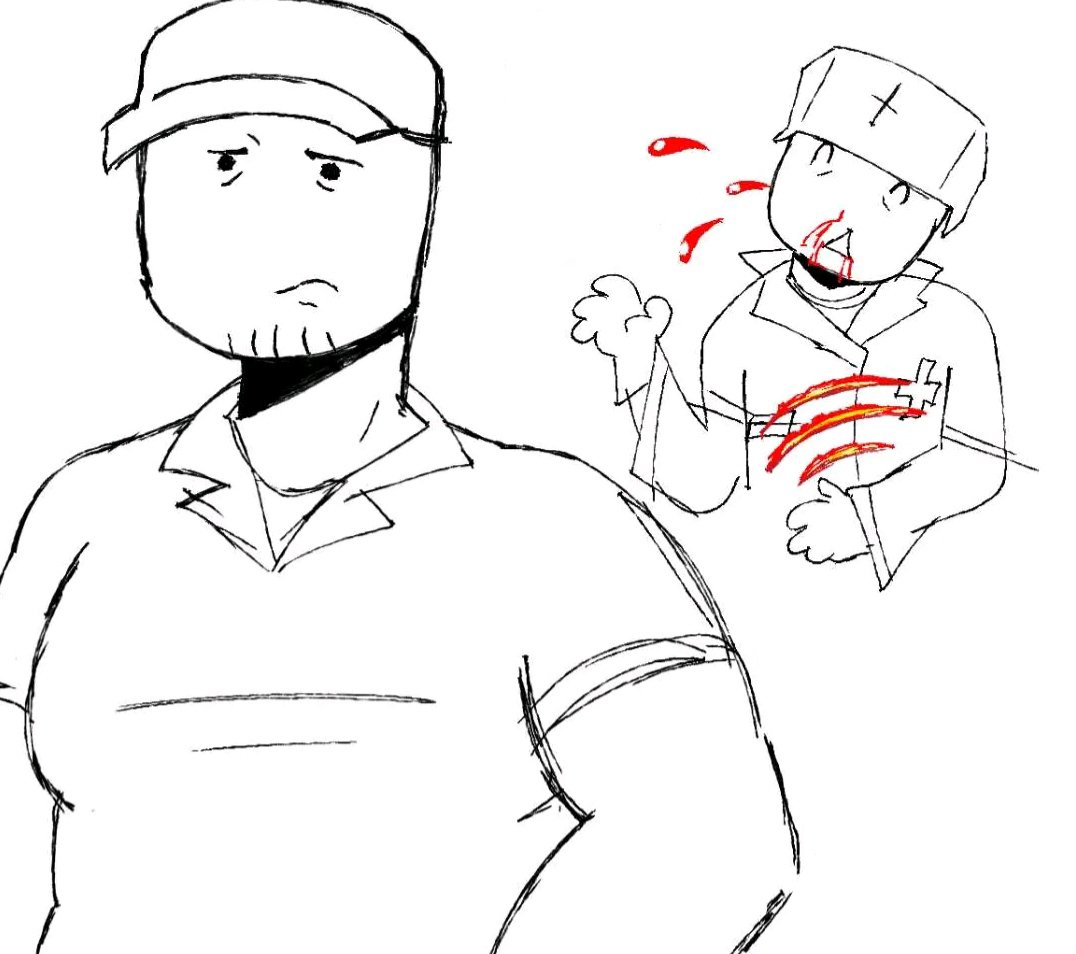 BilliamRG's tweet photo. Old drawings I had in my gallery (I'll never finish them) #Route06 #dieofdeath #roblox #caretaker #robloxart https://t.co/aGNTM6yyjA