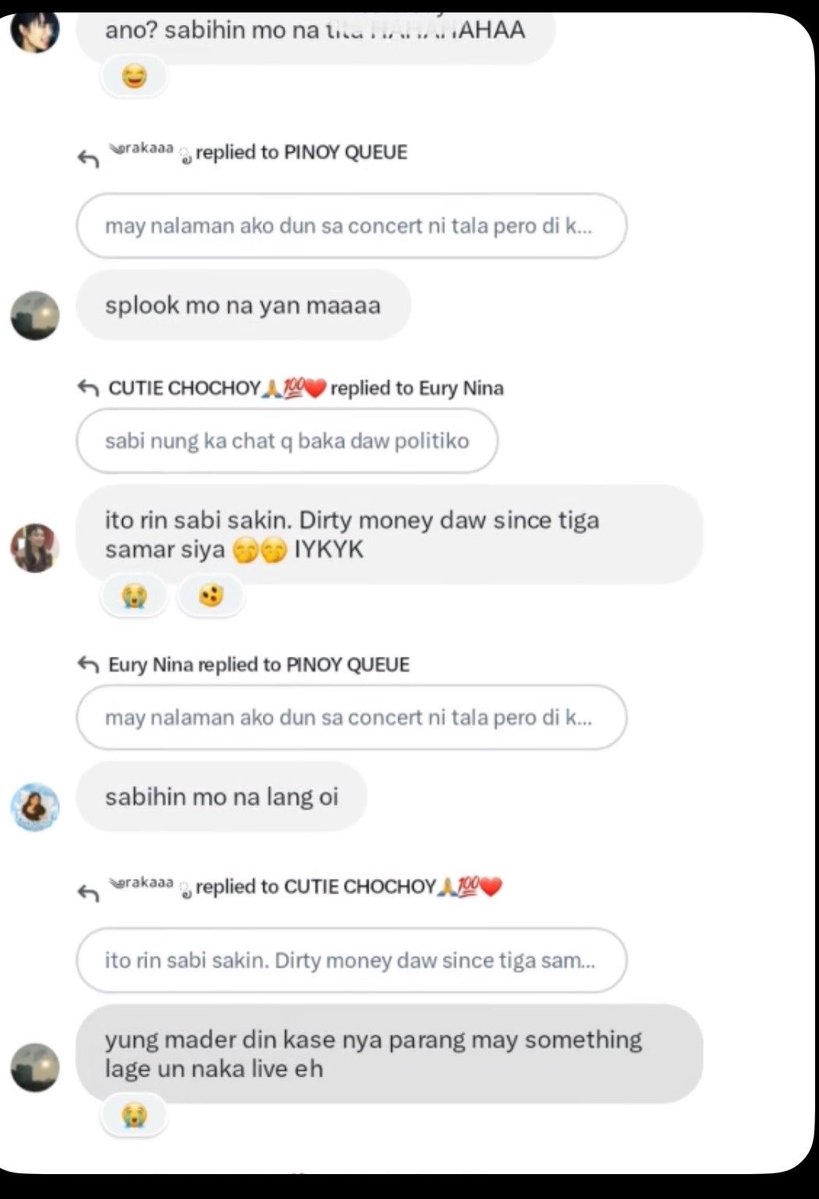 DARKERN7's tweet photo. Mga teh kung galit kayo sa katomboyan wag nyo naman isali yung artist sa awayan nyo sinisiraan nyo sila🥹
totoo ba galing sa dirty money daw yung concert ni tala? Ganun daw mamalakad starmagic sa mga artist nila🥹
shout sa ch na nagbigay nito hindi daw  nya kinaya pinagsasabi tlga ng ibang solid ni heath🤦🏻