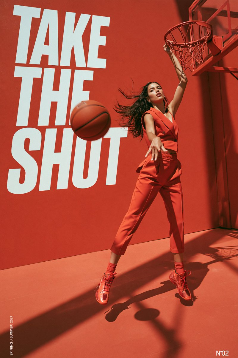 VigoCreativeAI's tweet photo. Imagining a Spring/Summer '27 high-fashion sportswear campaign. (Dear Nike &amp; Jacquemus, my DMs are open 👀).

Wanted to monochromatic terracotta red, ground the whole composition. Which one of the 4 has the best energy? https://t.co/sDg4PWPEpH