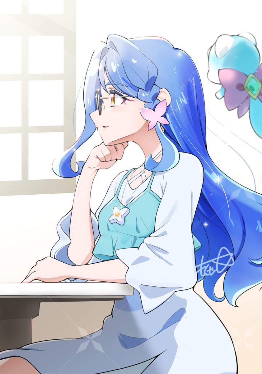Europa_715's tweet photo. たんプリ38話
くれあさんの、憂いを帯びた横顔が印象に残りました！🦋✨️
(メガネはおまけ) https://t.co/eqoBTu0cRN