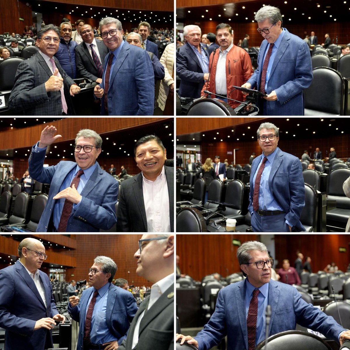 RicardoMonrealA's tweet photo. Concluimos la sesión de hoy en la Cámara de @Mx_Diputados con la aprobación, en lo general y en lo particular, del dictamen que reforma el Código Penal Federal y la Ley Federal de Protección a la Propiedad Industrial, pero continuamos con el trabajo legislativo. https://t.co/EjQba1Z8Al