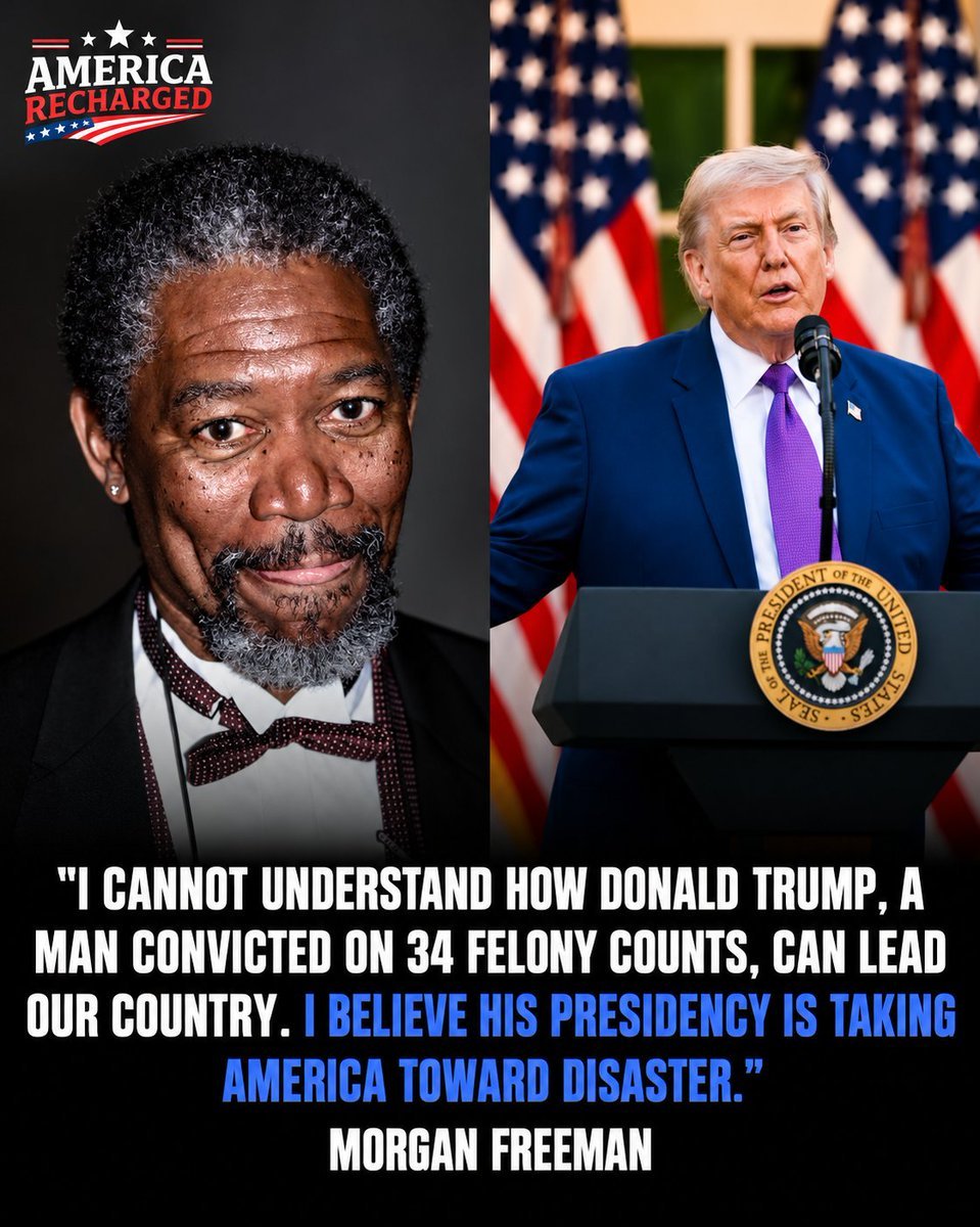 CloakedLeaks's tweet photo. Do you agree with Morgan Freeman statement? 🇺🇲🇺🇲

A) Yes 🟢 

B) No 🔴 https://t.co/1quM7B3dzs