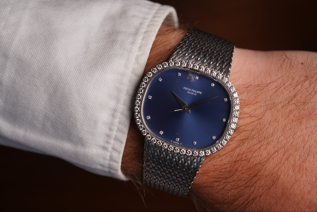 ericwind's tweet photo. An epic Patek Philippe reference 3619/3 in white gold manufactured in 1976 and sold in 1978 available now on https://t.co/J1nkI0Y8qU https://t.co/gAi1990Gdc