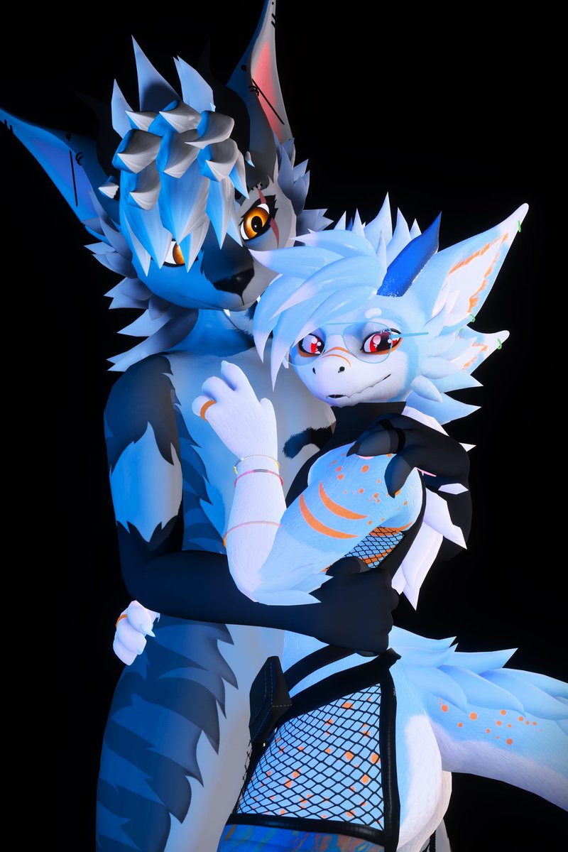 Tyka127's tweet photo. Well… found myself a big dragon, and I couldn’t help but get a lil closer 🩵✨

W/@DexterGryph 🔞

#vrc #nardo #nardoragon https://t.co/6MWEVMNTgT
