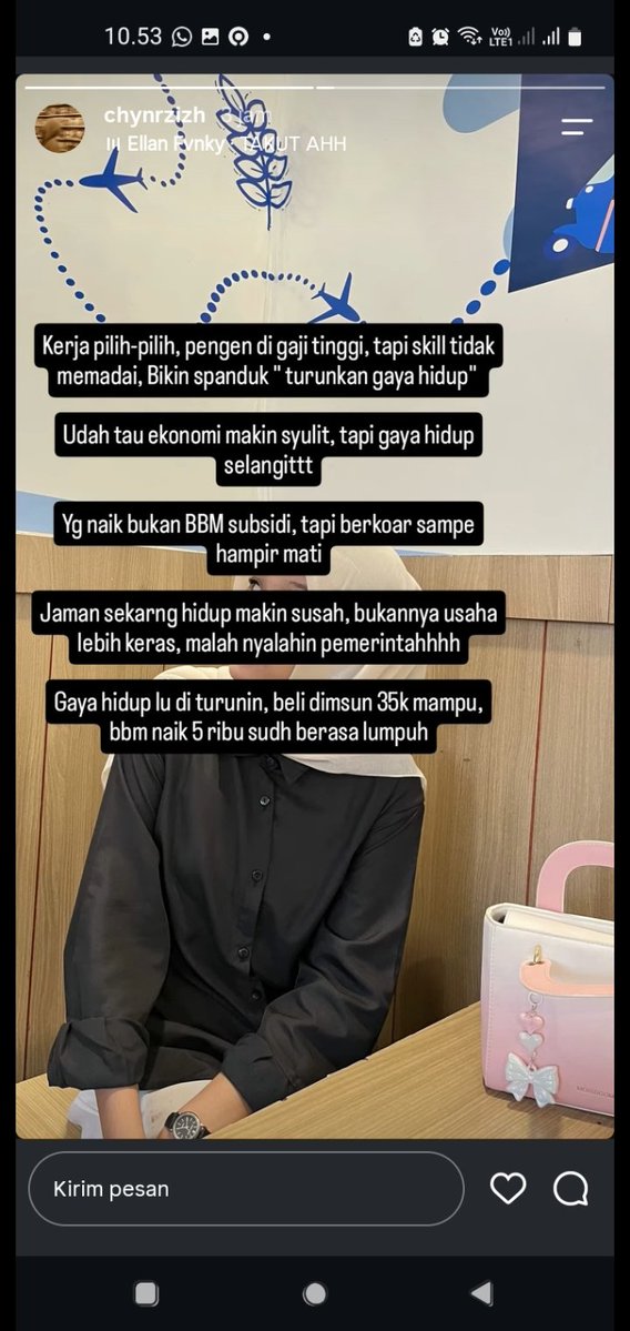 Amaadieu's tweet photo. REKOMENDASI SUMPAH SERAPAH YANG SERAPAH BANGT DONG! Anjing marah bngt hati gue... "turunin gaya hidup" KAPAN KITA PUNYA GAYA HIDUP BANGSAT??? semua cuma bisa berusaha bertahan biar bisa makan hari ini dengan gaji imut itu, aplg buat temen2 yg biayain keluarganya. Tlng sadarin dia https://t.co/roKLeoZtH7