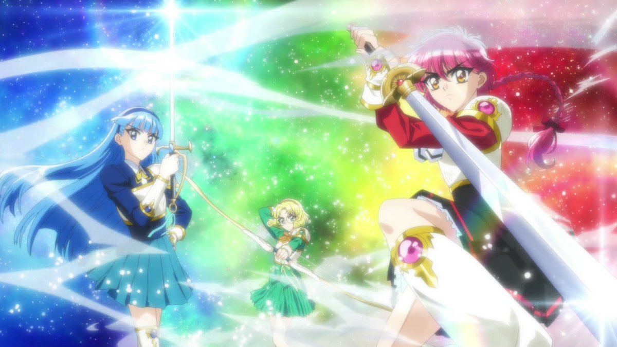 kaigan_zoi's tweet photo. #魔法騎士レイアース 第3話

初戦シーン見応えあった

全体的に進行がゆっくりで
短足ギャグ多め？

あめちゃん https://t.co/d2njO2ZO4o