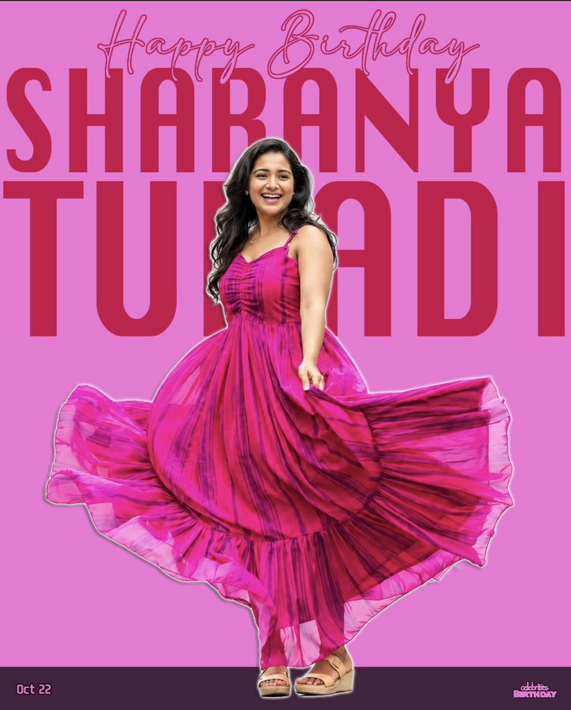 Riyaz_Ctc's tweet photo. Happy birthday @sharanya_turadi 🎂 

#HBDSharanyaTuradi https://t.co/trNkCrqx6h