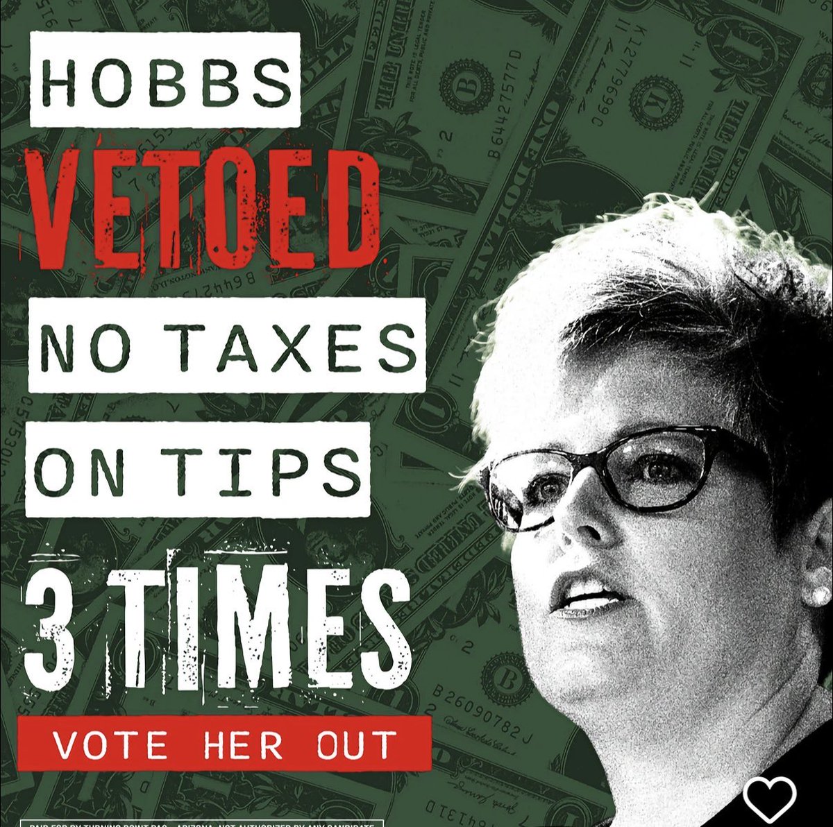 Phil35521168's tweet photo. Vote the illegitimate bitch out!! @ResistNonsense @adrian_fontes @SenMarkKelly @TheDemocrats #ccot #tcot #pjnet @KateWGallego @krismayes https://t.co/mdWp9iH4rO