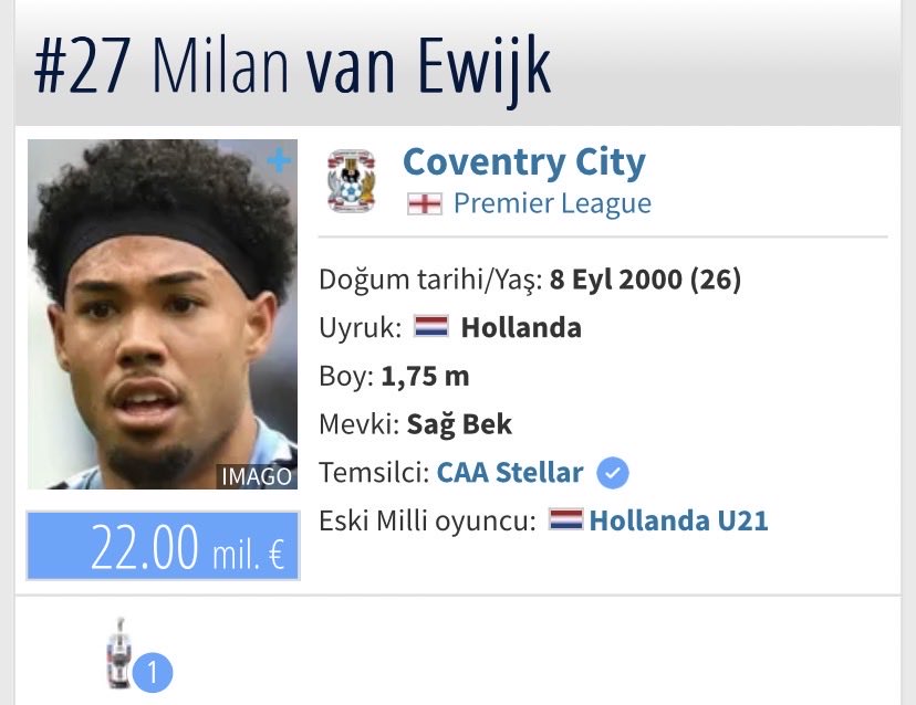 erkadirrr's tweet photo. @memrecikemre Şöyle bir takıma çağ atıracak 3 tane transfer ekledim 
Van Ewijk sözleşmesi bitiyor
Hincapie oynamıyor kirala yarı sezonluk
Joelinton en son nasıldı bilmiyorum ama orta sahaya iyi bir sertlik getirir https://t.co/j579bF9ntx
