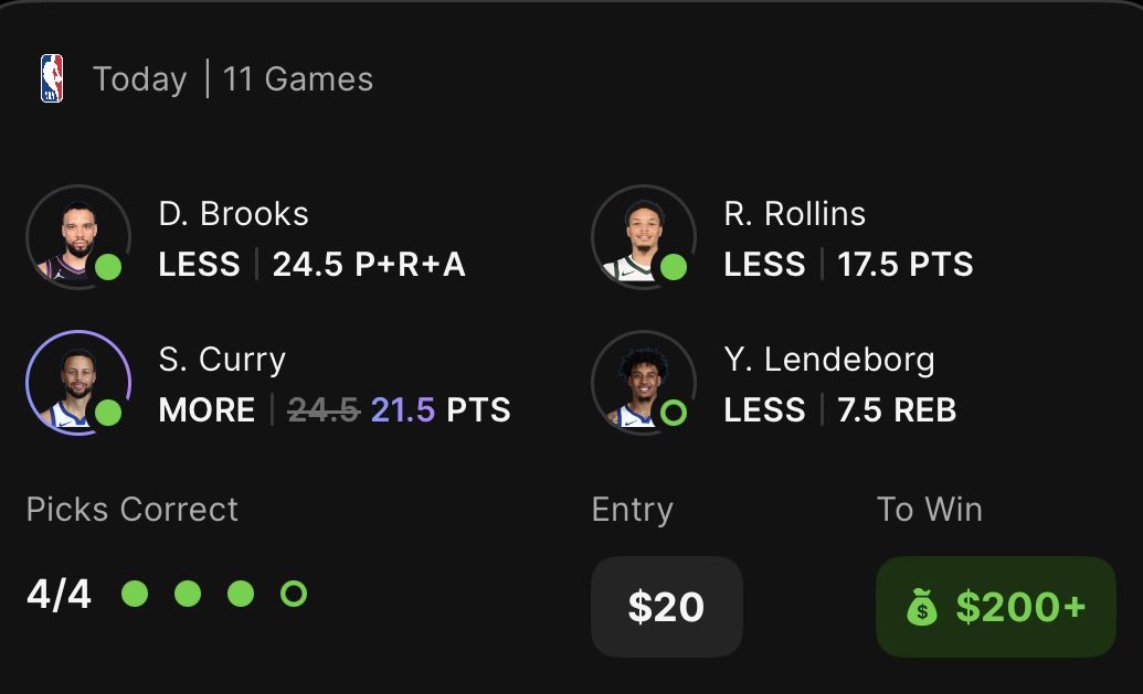 mrnoodlenoseTC's tweet photo. BANG GOT ONE ON PICK6

Unfortunately I think it bumped too fast for anyone else to grab it on @Pick6 

Shoutout to @OddsJam for providing the value!

❤️ if you tailed! https://t.co/GcHaQlY0nu