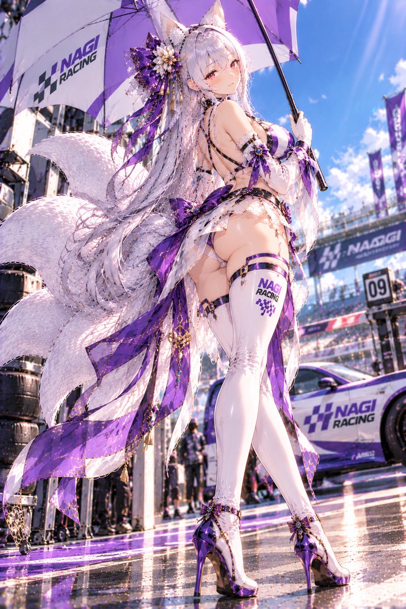 rtavi1v6uR9ithY's tweet photo. ナギのレースクイーン描いてみました https://t.co/1u5cgBerk9
