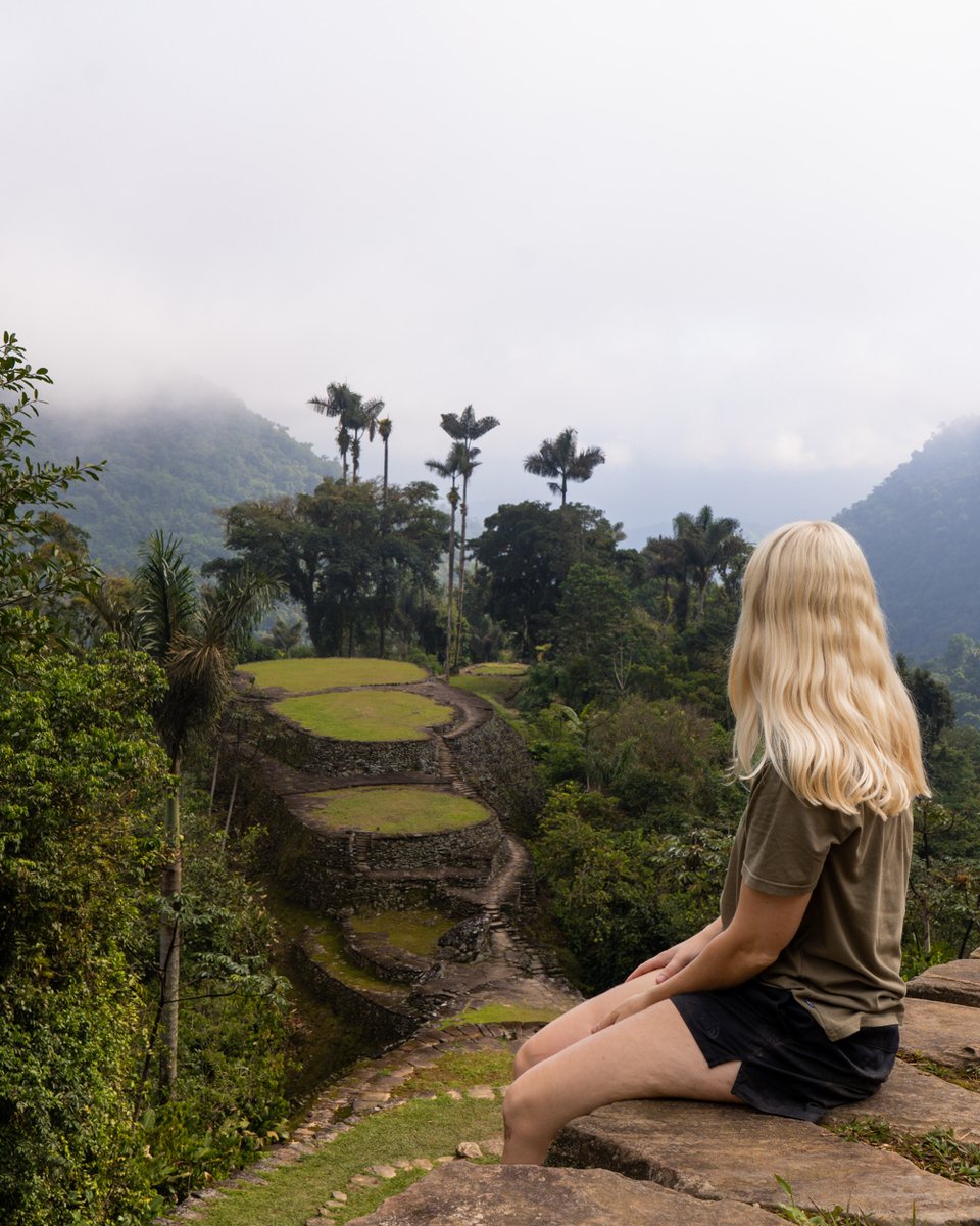 hasmiig's tweet photo. Ciudad Perdida was een van de meest bijzondere tours die ik in Colombia deed. Na dagen hiken door de jungle bereikten we Teyuna: een 1. 300 jaar oude Tayrona-stad met terrassen, paden en trappen, eeuwenlang verborgen in de jungle. https://t.co/ECZZleF2vB