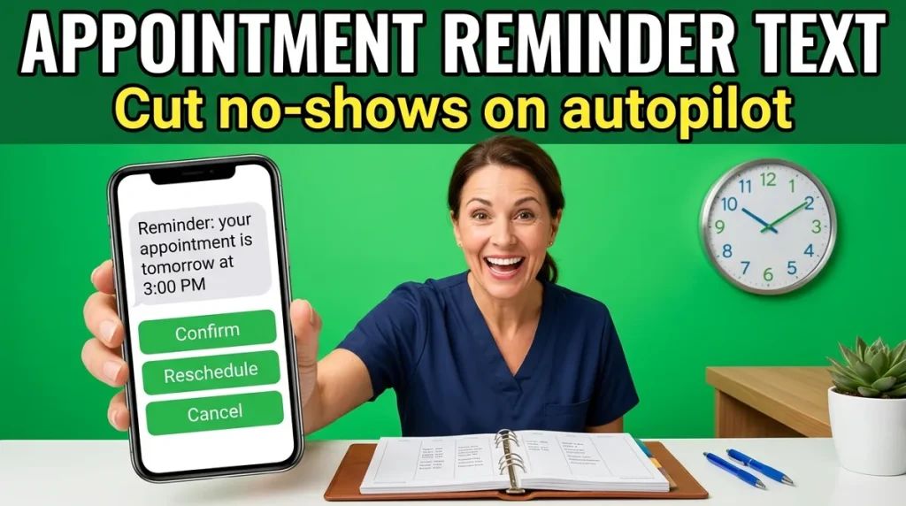 chatmaxima's tweet photo. Appointment Reminder Text: 20 Templates That Cut No-Shows (and How to Automate Them).

Reduce no-shows and save time with automated appointment reminders! 📅🚀 Let #ChatMaxima streamline bookings, confirmations, and rescheduling via WhatsApp and email. #BusinessAutomation https://t.co/8mMtAUnjZE