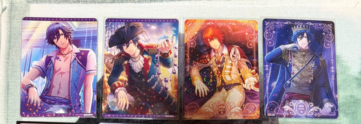 roulette373's tweet photo. うたプリ ビジュコレ vol.1〜5 交換又は譲渡先を探しております。
譲)真斗 那月 レン 翔 セシル (画像参照)
求)画像音也トキヤor 100+送料
譲渡:RはN含めて。
交換:こちらから複数枚提供可能。
纏めて譲渡の方優先です。
宜しくお願いいたします。 https://t.co/Ba2fkpkWgk