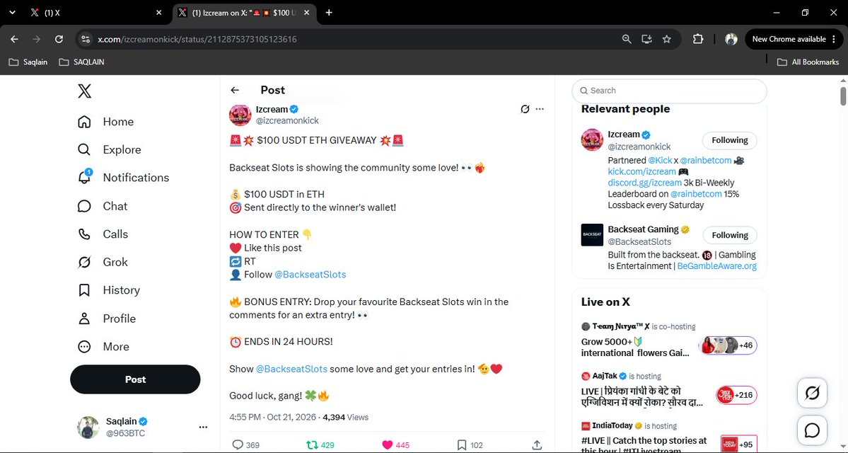 963BTC's tweet photo. @izcreamonkick @BackseatSlots Favorite Slot: Pyrofox 

0x514B4f9615a4139c1b29D38256F5c1B7A5Fb938E https://t.co/7xuhwUawPG