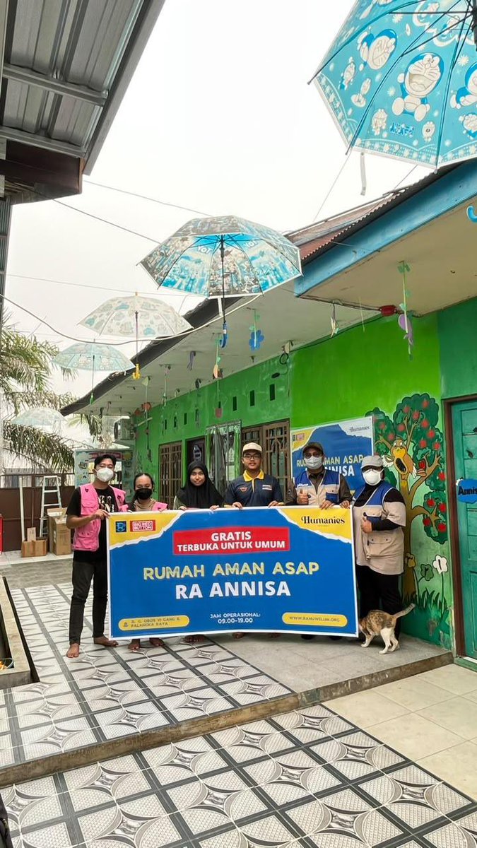 humaniesproject's tweet photo. Please Kindly RT &amp; Like🏡💨

Rumah Aman Asap ke-3 kita resmi dibuka di RA Annisa 2, Palangka Raya!

Terima kasih untuk masyarakat yang sudah berdonasi dan ikut ambil bagian dalam upaya ini yaa, semoga semakin banyak warga yang terbantu 🙌 https://t.co/Qdm9mOlGZk