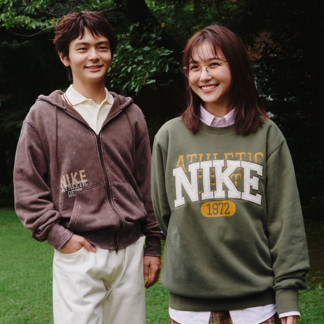 ABCMART_INFO's tweet photo. 【NIKE　シューズ＆アパレル コレクション】少し変える、それで変わる。

クラシックなスタイルを現代のムードで楽しむ
NIKEのメンズ＆ウィメンズ ライフスタイル コレクション。

いつものスタイルに、クラシックなエッセンスを。

商品の詳細は公式オンラインストアをチェック✅
https://t.co/AAavSLQAv2

#nike #齋藤潤 #山口まゆ #abcmart #abcマート