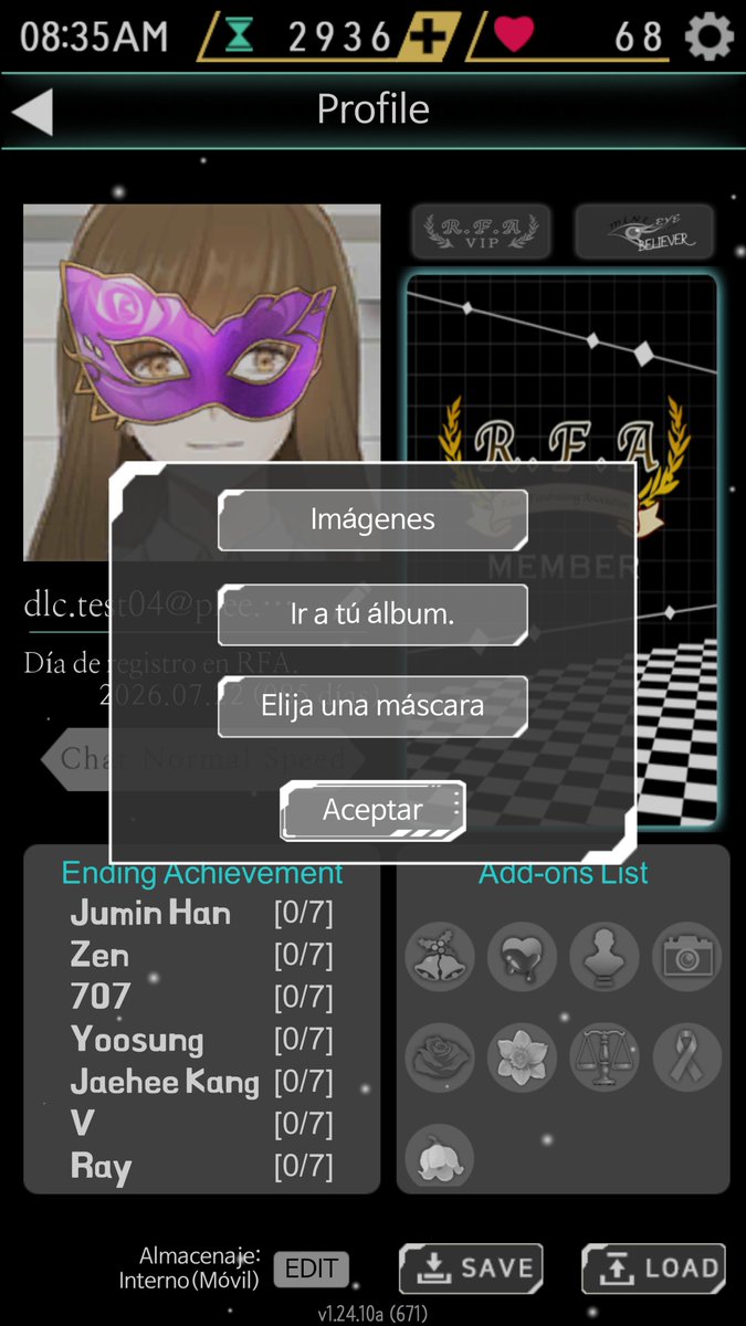 Cheritz_es's tweet photo. [Mystic Messenger] Un momento mágico bajo la luz de la luna🎃, anuncio de los eventos de Halloween y del cumpleaños de Rika

Hola, somos Cheritz.

Sin darnos cuenta, en Corea el otoño ya está muy avanzado y octubre también se acerca a su fin.🍂

Últimamente parece que los días se han vuelto mucho más cortos.
Y junto con el aire frío de las mañanas y las noches, sentimos que este año también va llegando poco a poco a su fin.☺️

A finales de octubre nos espera Halloween, que pinta de mil colores cada rincón de las calles.🎃
Ya nos emociona pensar en la noche de Halloween, llena de decoraciones vistosas y de un ambiente misterioso.🕯️

Y dicen que en noviembre también llega una noticia muy esperada.
¡Es nada más y nada menos que el cumpleaños de Rika!🎂

Desde Halloween, que cerrará octubre con broche de oro, hasta el cumpleaños de Rika, preparamos dos novedades para disfrutar contigo.

Para saber qué eventos te esperan, lee el anuncio a continuación y conoce todos los detalles~😉

< ① Evento de Halloween & cumpleaños de Rika >

¡Para celebrar Halloween y el cumpleaños de Rika, tendremos varios eventos en las redes sociales oficiales de Cheritz
!🎃🎉

El primer evento comienza el 24 de octubre a las 3 pm, y el segundo se dará a conocer el 31 de octubre.
Podrás consultar los detalles y la forma de participar en cada uno en las publicaciones del evento.

¡Para no perderte ninguna novedad de los eventos, sigue las cuentas oficiales de Cheritz en X (Twitter) e Instagram!

Además, ¡también tenemos un evento bonus para celebrar el cumpleaños de Rika!
Usa el hashtag #Feliz_cumple_Rika y felicítala por su cumpleaños,
y no te pierdas los 50 relojes de arena⌛ que repartiremos por sorteo♥ (10 personas)

Duración del evento
① 24 de octubre (sábado) 3 pm ~ 30 de octubre (viernes) 3:00 pm (KST)
② 31 de octubre (sábado) 3 pm ~ 6 de noviembre (viernes) 3 pm (KST)
③ Evento de hashtag: 24 de octubre (sábado) 3 pm ~ 6 de noviembre (viernes) 3 pm (KST)
Anuncio de las ganadoras: 10 de noviembre (martes) (KST)

< ② Evento de inicio de sesión >

¡Si inicias sesión durante el período mencionado más abajo, podrás disfrutar en Mystic Messenger de las ilustraciones de portada de Halloween y del cumpleaños de Rika!

¡Además, no te pierdas el Intro Chat sorpresa que llega antes de Halloween ni la recompensa por inicio de sesión! ✉💕

Ilustración de portada de Halloween: 31 de octubre (sábado) 3 pm ~ 2 de noviembre (lunes) 3:00 pm (KST)
Ilustración de portada del cumpleaños de Rika: a partir del 3 de noviembre (martes) 3 pm (KST)
NEW! Intro Chat: 24 de octubre (sábado) 3 pm ~ 30 de octubre (viernes) 2:50 pm (KST)
NEW! Bonus del Intro Chat (3 ver.): 31 de octubre (sábado) 3 pm ~ 6 de noviembre (viernes) 2:50 pm (KST)
Recompensa por inicio de sesión de Halloween: 31 de octubre (sábado) 3 pm ~ 2 de noviembre (lunes) 3:00 pm (KST)
Recompensa por inicio de sesión del cumpleaños de Rika: 3 de noviembre (martes) 3 pm ~ 6 de noviembre (viernes) 3 pm (KST)

¡Y eso no es todo! ¡También hay un regalo sorpresa de Cherie🍒 escondido para ti!🎁
Mientras avanzas por las rutas de Casual Story (ZEN, Jaehee, Yoosung★), Deep Story (Jumin, 707) y Another Story (V, Ray), irás encontrando los regalos escondidos de Cherie.💝
¡Dicen que hay 7 regalos en total, así que búscalos bien por todos los rincones de la historia!🔎
* Los regalos sorpresa solo se pueden encontrar mientras avanzas por las rutas indicadas.
* Las imágenes incluidas en los regalos se agregan al álbum y al perfil en cuanto las consigues.

Duración del regalo sorpresa del cumpleaños de Rika: 24 de octubre (sábado) 3 pm ~ 6 de noviembre (viernes) 3 pm (KST)
Recompensas: 300 relojes de arena en total + 7 stickers de perfil de Halloween

< ③  Descuento en contenidos desbloqueables  >

Y para ti, coordinadora, también tenemos un evento de descuento en contenidos desbloqueables.💙
Durante el período mencionado más abajo podrás conseguir 11 contenidos desbloqueables con un 20% de descuento.

¡Si hay alguna historia que todavía no has abierto o alguna escena que te perdiste, no dejes pasar esta oportunidad!
(Las ilustraciones que consigas durante los chats se guardan en el álbum, así que puedes volver a verlas cuando quieras, incluso después de que el chat termine💕)
* Las ilustraciones están incluidas solo en algunas historias, y solo las de esas historias se pueden ver en la pestaña del álbum. Revisa también la ventana emergente que aparece al momento de la compra.

Duración del descuento del 20% en contenidos desbloqueables: 24 de octubre (sábado) 3 pm ~ 27 de noviembre (viernes) 3 pm (KST)

< ④ Novedad en Seasonal: Evento de cumpleaños de Jumin >

A partir del 31 de octubre, el <Evento de cumpleaños de Jumin> se agrega a Seasonal.

¡Junto con las salas de chat del evento que se publicaron por el cumpleaños de Jumin, también podrás volver a disfrutar de las imágenes de perfil y de la ilustración de portada!💙

Esperamos poder llevarles una alegría nueva a las coordinadoras que se lo perdieron, y la emoción de aquel momento a quienes ya lo vivieron.

¡Si quieres volver a vivir los momentos que hicieron aún más especial el cumpleaños de Jumin, no te pierdas por nada esta novedad en Seasonal!

<2026 Evento de cumpleaños de Jumin> en Seasonal: a partir del 31 de octubre (sábado) 3 pm (KST), de forma permanente
Precio de <2026 Evento de cumpleaños de Jumin> en Seasonal: 80 relojes de arena

Por último, durante el período mencionado más abajo podrás conseguir en la Tienda de Cheritz en inglés [todos los productos] con un 20% de descuento.

¡Si le habías echado el ojo a algún producto, no dejes pasar esta oportunidad! ✨(˶ᵔ ᵕ ᵔ˶)

Duración del descuento en la Tienda de Cheritz en inglés: 24 de octubre (sábado) 3 pm ~ 27 de noviembre (viernes) 3 pm (KST)

¡Hasta aquí las novedades de noviembre que preparamos para ti!

Este mes también te esperan muchos eventos de Halloween y del cumpleaños de Rika.

Para que podamos sumar un poquito de emoción a tu día a día, querida coordinadora, ¡sigue acompañando a Mystic Messenger!💙

¡Muchas gracias!

De Cheritz.