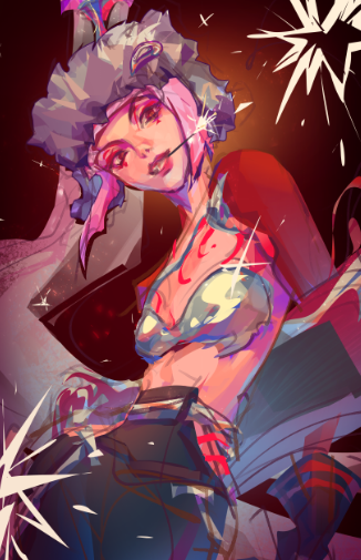 jeunny__'s tweet photo. the way kda single handedly took me out of art block
now i sleep fr so i dont miss my flight again https://t.co/UJWBMUdOkH