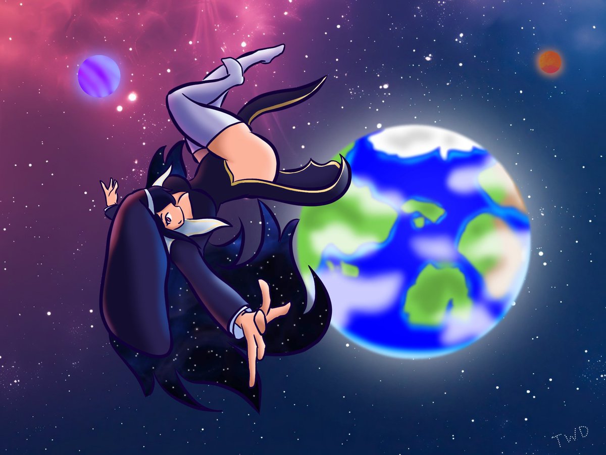 TsundereDee's tweet photo. Vivian fanart:
The size of a giantess, the power of a goddess, and the heart of a friend.

👋 Hi @chip5941 if you're reading this, I just like your character so I wanted to draw her, I hope that's cool with you.
#Giantess https://t.co/ihnaXlBYSh