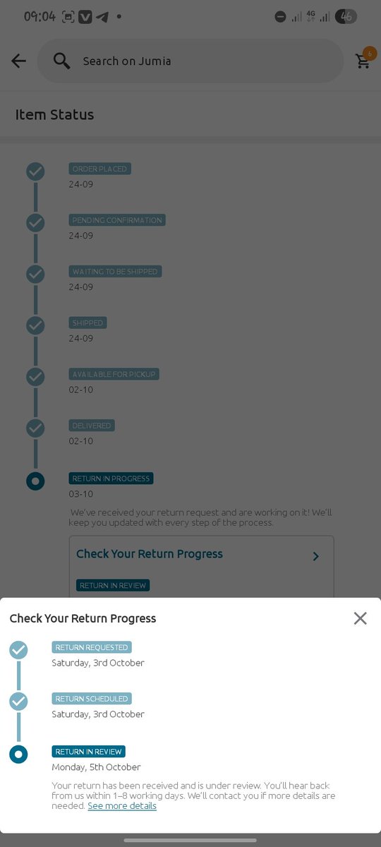 BuhariMahf67957's tweet photo. @JumiaNGHelp My returned package as not been  paid 
I need more information on this https://t.co/yJtJcTWXJI