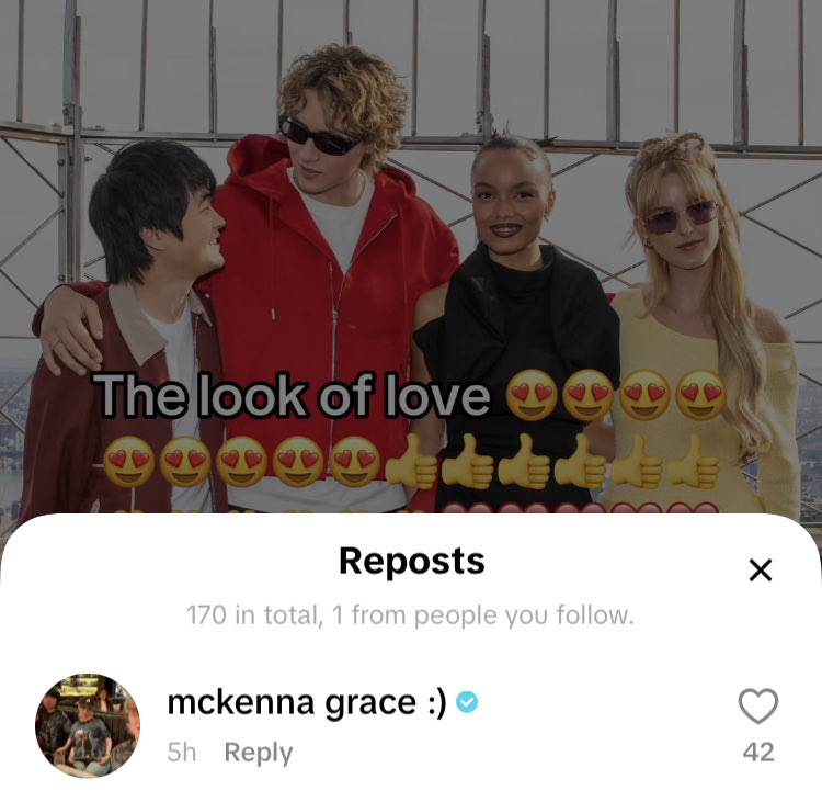 alliepls's tweet photo. mckenna has to work this hard to clear up y’all’s delusional asses https://t.co/CVTKmhQnDN