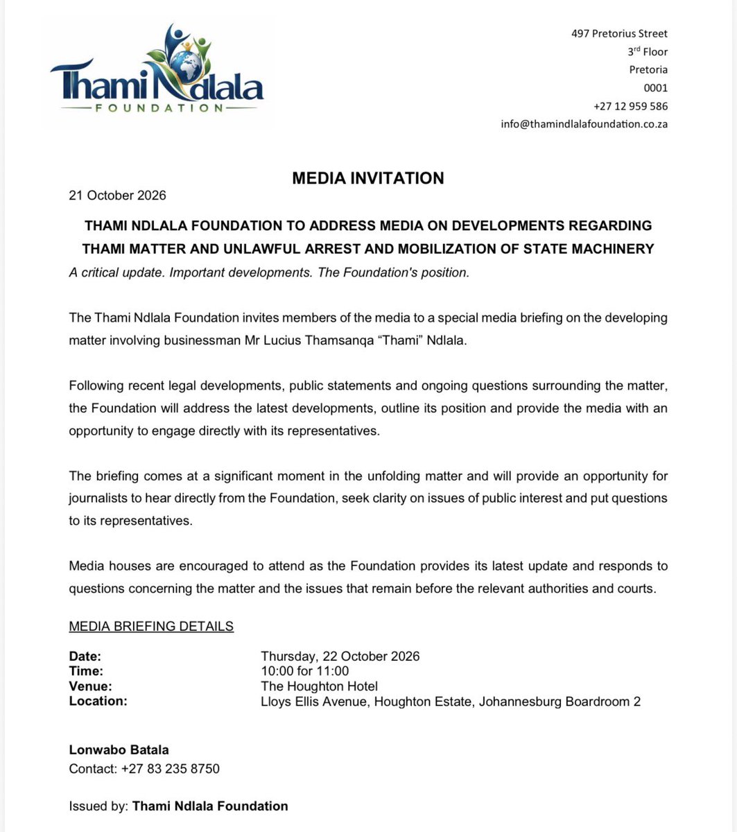 FraudWatchZA's tweet photo. Happening today at the Houghton Hotel. https://t.co/TE1nBRKRWn