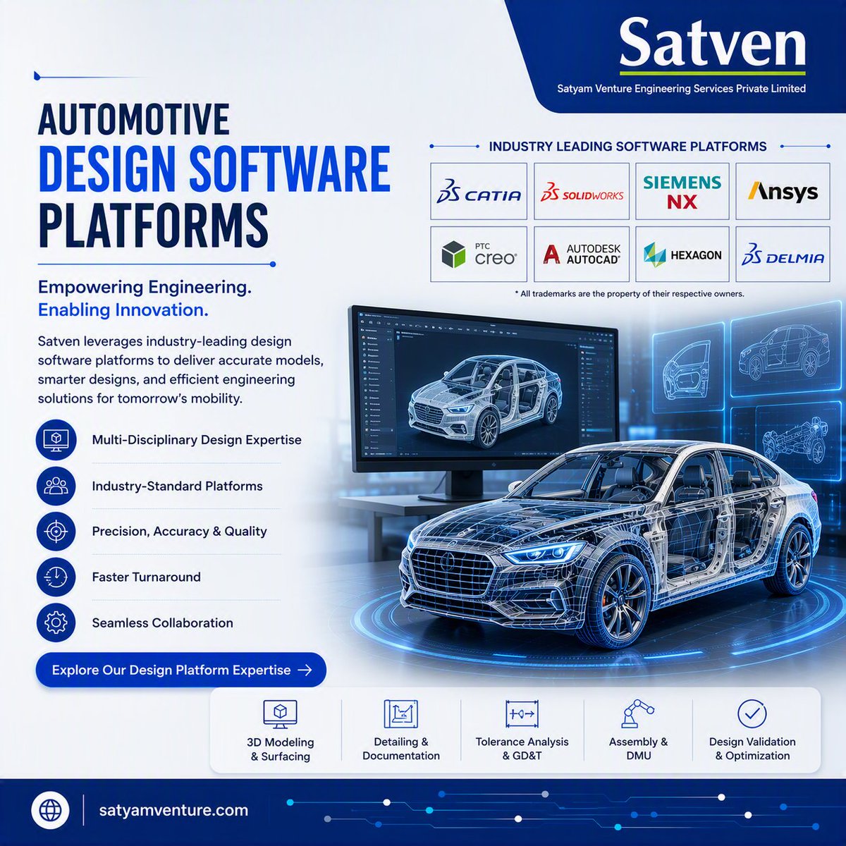 Satven_Official's tweet photo. Satven’s engineers work with industry-standard design software to support digital product development, modelling, tolerance analysis, manufacturing preparation, and design collaboration.
https://t.co/QmrheEx9Na
#Satven #AutomotiveDesign #DesignSoftware #CAD #DigitalEngineering https://t.co/1ktA5aUEKJ