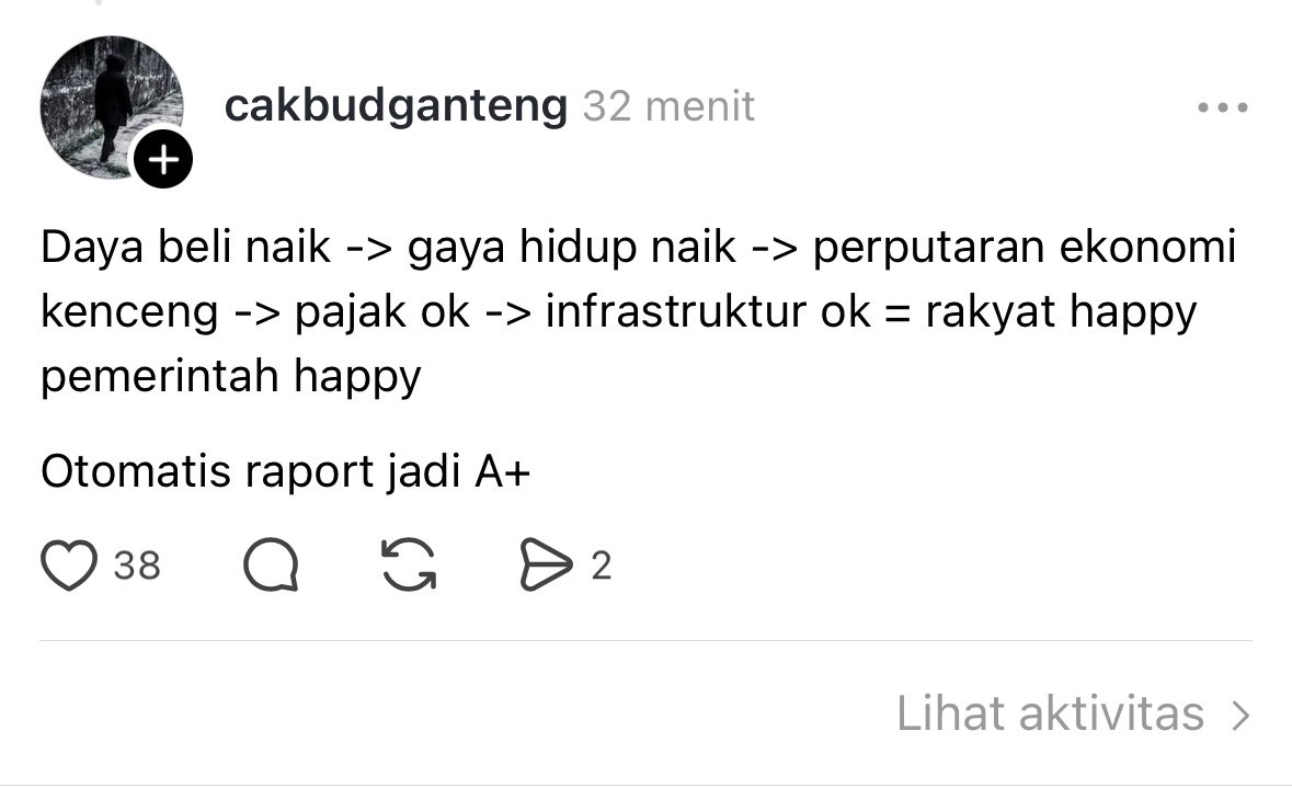 inipiian_'s tweet photo. gini loh wok maksudnya, bukan malah disuruh berhemat kocak https://t.co/GnOQTQBWsu