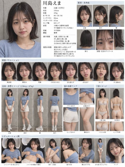 a_man8000's tweet photo. 何度でも言います。

AI美女で必須なのはリファレンスシート

・顔
・体型
・雰囲気

これらを維持したいのであれば絶対にリファレンスシートを作成してください

簡単に生成できるプロンプトは、 https://t.co/4oq7rTw7Ki