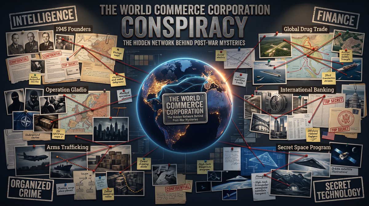 bluecrayon71's tweet photo. The World Commerce Corporation CONSPIRACY
- The Hidden Network behind Pos-War Mysteries

#UndergroundHistory #CovertOperations #DisclosureEra #AlternativeMedia #HiddenWorld #MysteryFiles #ResearchCommunity #SecretHistory #ConspiracyDocumentary #UAPResearch #DeepDive #HistoryUncovered #PowerAndSecrecy #Parapolitics #BlackProjects #SpaceAndSecrets #InvestigateEverything #QuestionEverything