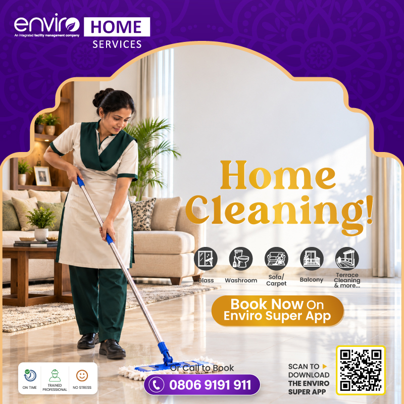 envhomeservices's tweet photo. Your home deserves a #DeepClean. Scan the QR to download the Enviro Super App &amp; book.

Call: 0806 9191 911 or Download the #EnviroSuperApp Now: https://t.co/PJy6sm6mvF

#EnviroHomeServices #EHS #HousekeepingService #DeepCleaningServices #Home #HomeServices #HomeCleaning https://t.co/9xoupAyQNE