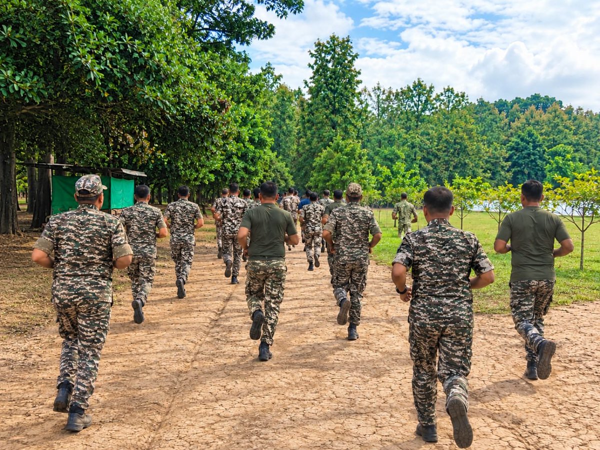 120Crpf's tweet photo. Continuing the campaign #Fit India Freedom Run 7.0, #120Bn #CRPFIndia conducted the activity under the theme “Fitness Ki Dose, Aadha Ghanta Roz”, promoting daily physical activity, a healthy lifestyle and the prevention of lifestyle-related diseases. https://t.co/JKkKG24MPX