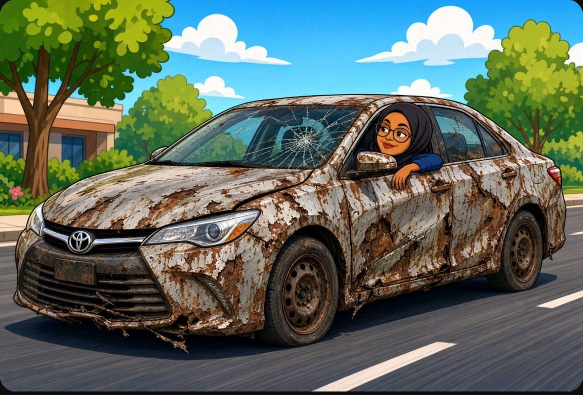 janninereid1's tweet photo. Ilhan Omar says she lives "paycheck to paycheck"...like she's struggling. 🙄

She said...
"I have a Toyota Camry that's from 2016. It's our only car. I rent my DC place and my Minneapolis place, and so I mean, I don't know, that sounds like not the majority of Congress, but there's some of us that don't come from wealth and don't have wealth."

Yeah, ok.🙄🤣