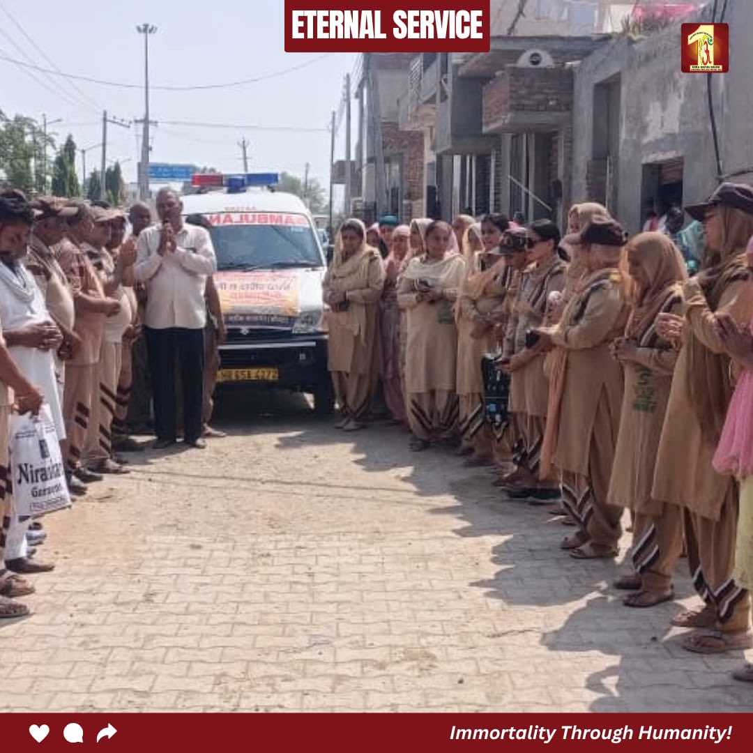 DSSNewsUpdates's tweet photo. Some lives continue to serve humanity even after their final goodbye. 

Mata Darshana Devi Insan from Block Kalayat, Haryana, left behind a beautiful legacy of selfless service through posthumous body donation for medical education and research.

Inspired by the teachings of Saint Dr. Gurmeet Ram Rahim Singh Ji Insan, this noble contribution will help future doctors learn and advance medical knowledge.

Though she is no longer with her loved ones, her final act of kindness will continue to serve humanity.

A final goodbye, but a lifetime of inspiration.

[Body Donation, Posthumous Body Donation, Medical Research, Dera Sacha Sauda, Saint Dr MSG, Humanity First, Serving Humanity, Selfless Service, ram rahim, baba ram rahim, gurmeet ram rahim singh]