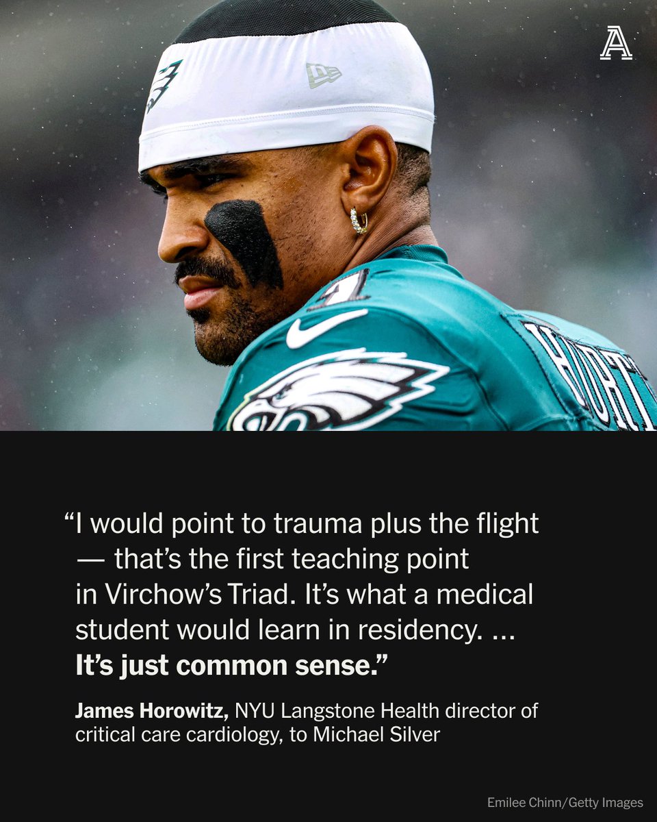 MikeSilver's tweet photo. A star player ended up with a life-threatening medical condition in the wake of several obvious risk factors... and the NFL's going with indignant condescension. My column for @TheAthletic 
https://t.co/9MhE15mu9D https://t.co/pwZVylqSp2