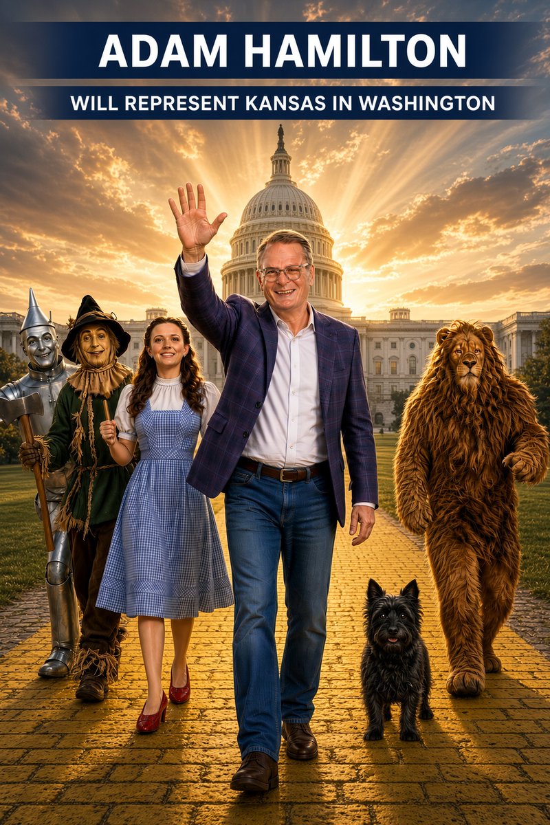 AndreeWard1's tweet photo. @jenniferconrad_ #rogermarshall #gop #Midterms2026 #midterms #adamhamilton https://t.co/Nat3OyKCUb