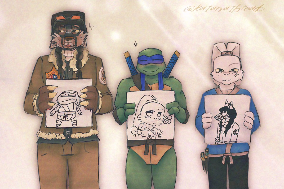 katanathreads's tweet photo. yeah #yumetwt #tmnt2003 #art #yumeship https://t.co/qhNjkWat0M