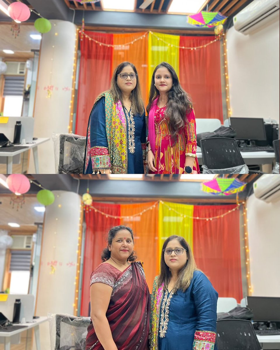 GtechWebIndia's tweet photo. ✨ Dandiya Beats &amp; Garba Vibes at Gtech! 🎉

This Navratri, the Gtech Team celebrated with colourful outfits, energetic Garba moves, Dandiya beats, and endless joy! 🥁❤️

Together We Dance, Together We Celebrate! ��

#gtechwebindia #gtechteam #navratricelebration #garbavibes https://t.co/OlTjTraN9S