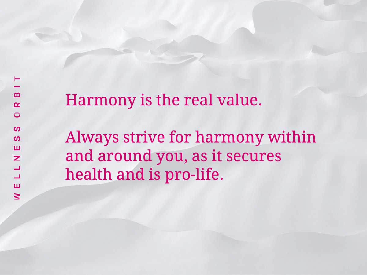 Wellness_Orbit's tweet photo. Harmony is the real value. The lightness of your being lies in the co-creation of harmony around you while being grounded within the silent flow of self-love. Within the outer world, change is constant. Your power to restore harmony amid change is what sustains life!

#Harmony https://t.co/JcdE0BElvf