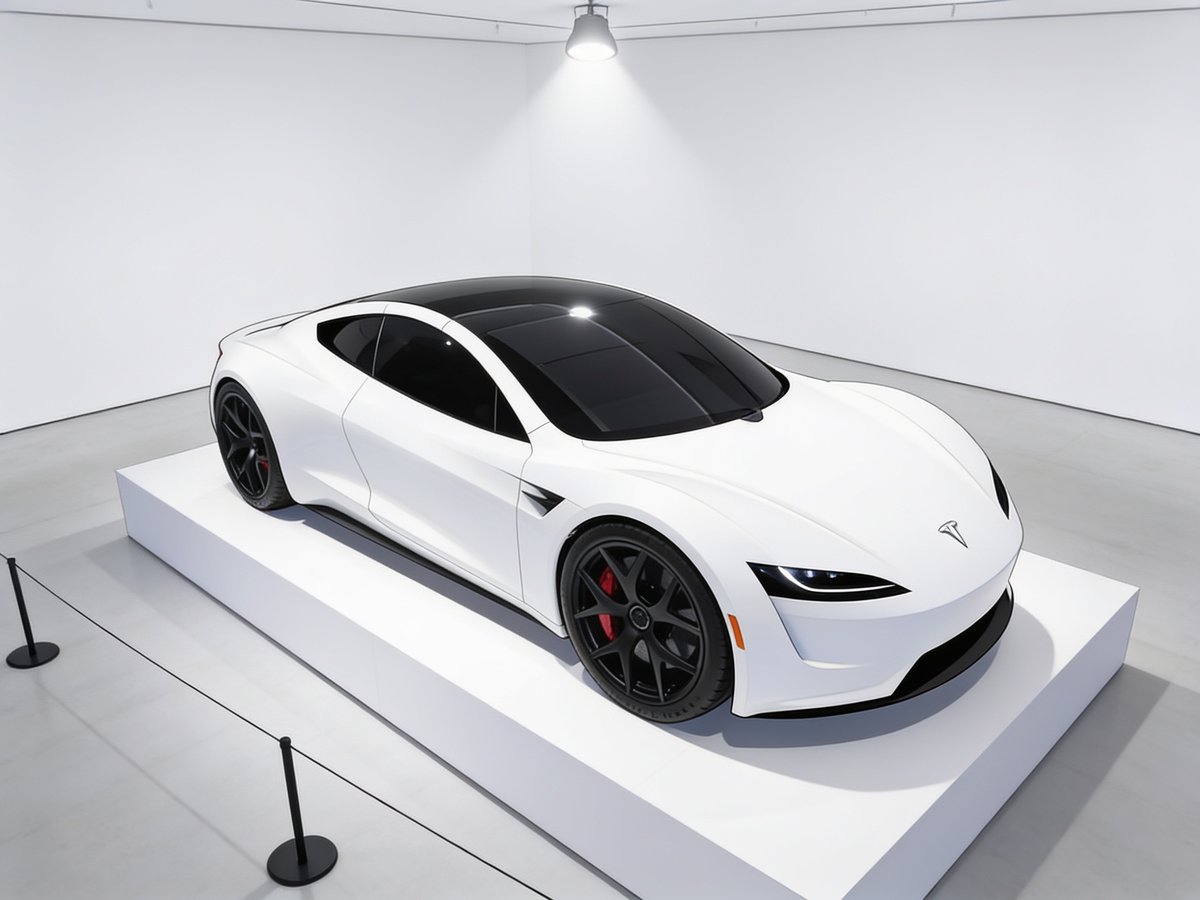 roadstercarpage's tweet photo. announced 2017 for 2020 delivery. nine years later and its still a museum piece 💀 https://t.co/VG7JMkWe1u