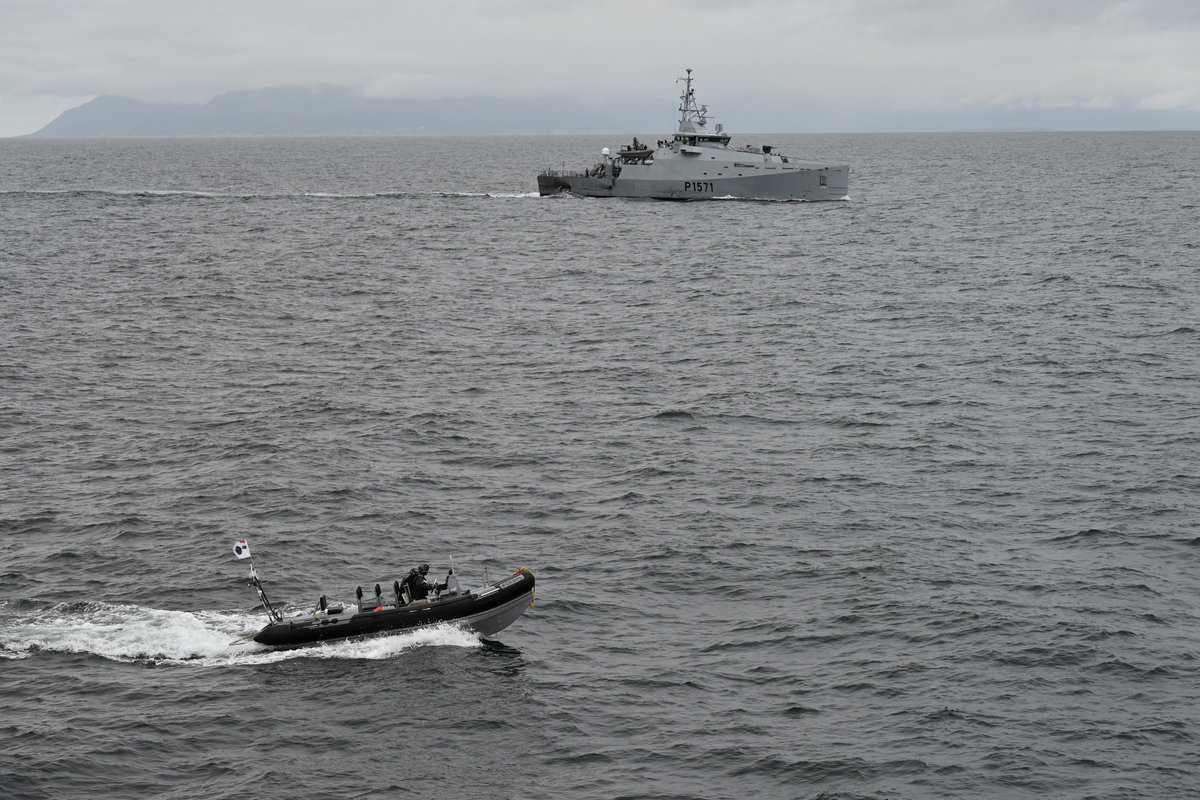 PIB_India's tweet photo. ▪️The ninth edition of the India-Brazil-South Africa Maritime (#IBSAMAR) Exercise 2026 concluded at Simon’s Town, South Africa. 

▪️It brought together the Indian, Brazilian and South African Navies for a series of professional interactions and maritime evolutions aimed at enhancing interoperability, strengthening operational cooperation and fostering greater mutual understanding among the three maritime forces.

▪️The closing ceremony marked the culmination of ten days of joint activities conducted during the harbour and sea phases.  

Want to know more? Read here: https://t.co/syHv1XFIy2 

@SpokespersonMoD