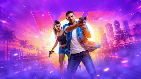 AnnaGrey_sp's tweet photo. The duo that's about to take over Vice City.
Jason and Lucia are ready. Are you? 
#GTAVI #GTA6 https://t.co/0SxDO2NYAT