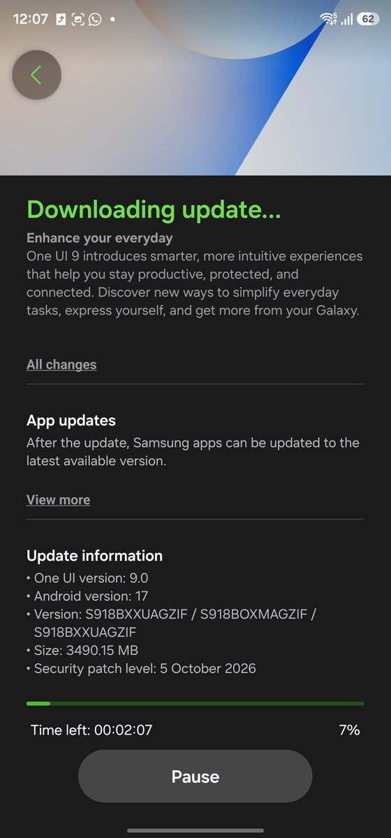 ThePhoneFuel's tweet photo. Stable Galaxy s 23 series get One UI 9 here in India. I wil post a video about this today on YT. Stay tuned. https://t.co/VQf3L1Mje0