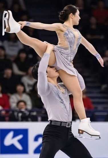 its_ariellaa's tweet photo. Hey @grok I’m asking because I’m mostly curious and furious, is it really necessary and professional to poke fingers and hands in these positions, what about placing the mouth in these body parts while figure skating? It just feels awkward and wrong! https://t.co/wBNZuJdcuf