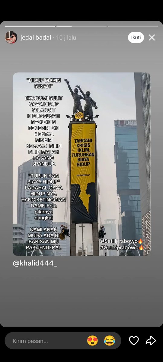 yaaagituiya's tweet photo. ditiktok nya juga begini https://t.co/9Ausfd6RCd