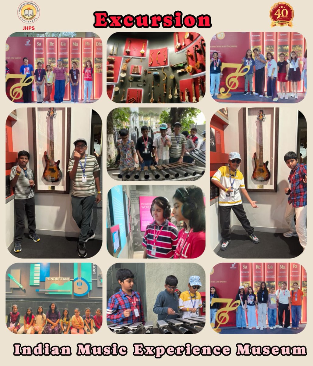 JHPS_SCHOOL's tweet photo. JHPS,Hyd,organised an exciting educational excursion to Bengaluru,Mysuru &amp; Bandipur from 11to15 Oct,2026.The five-day journey,comprising 49students&amp; 6teachers,offered a rich blend of learning,exploration,adventure and cultural experiences.
#JHPSHyderabad #Excursion #SchoolTrip https://t.co/Ye8zGNnWQX