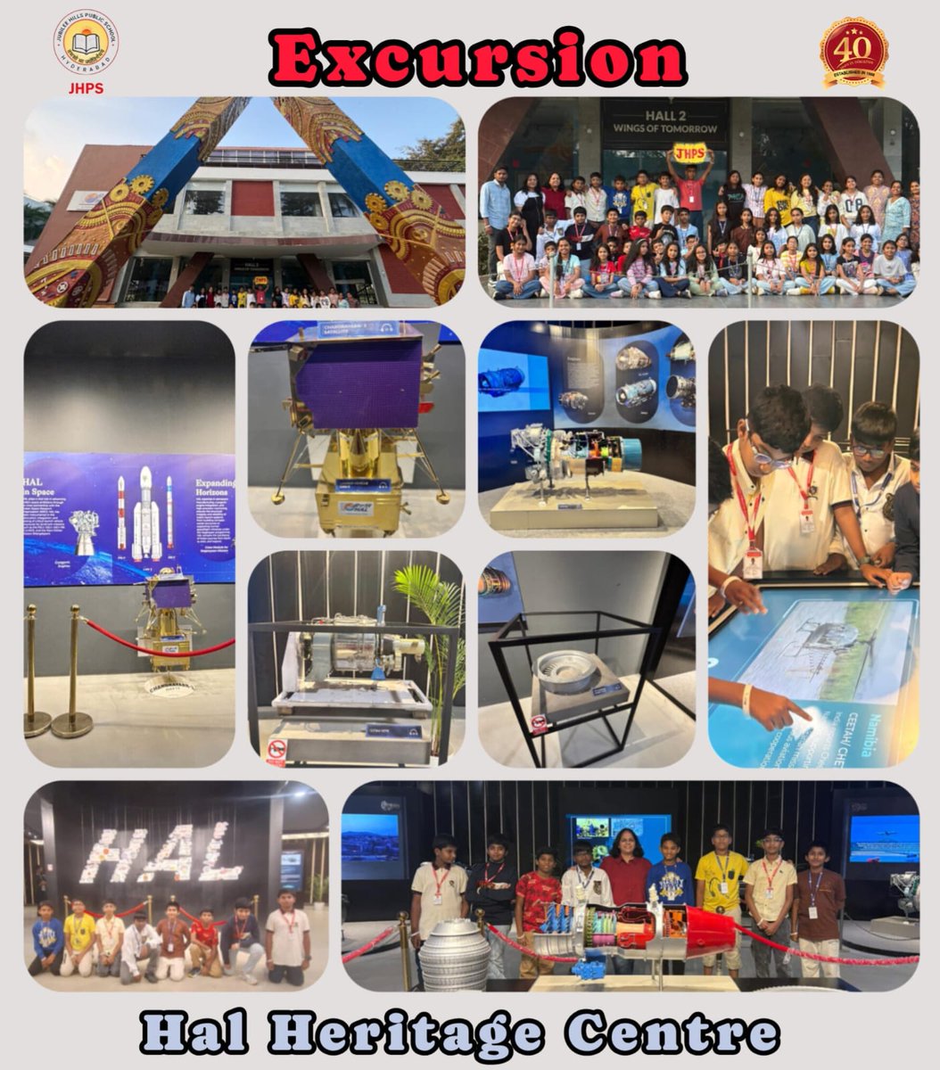 JHPS_SCHOOL's tweet photo. JHPS,Hyd,organised an exciting educational excursion to Bengaluru,Mysuru &amp; Bandipur from 11to15 Oct,2026.The five-day journey,comprising 49students&amp; 6teachers,offered a rich blend of learning,exploration,adventure and cultural experiences.
#JHPSHyderabad #Excursion #SchoolTrip https://t.co/Ye8zGNnWQX