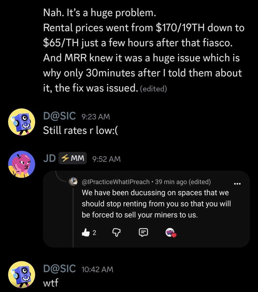 SpectrGen's tweet photo. Keep up the pressure on mining rig rentals🔥 https://t.co/5SuPtZdLEl