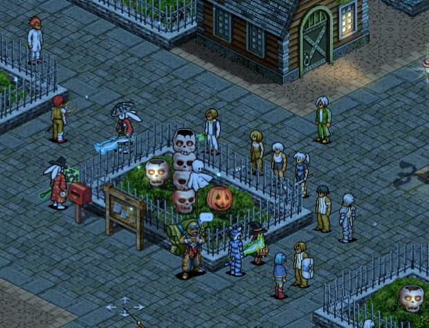 Z1MzOqOAOSW0c7z's tweet photo. 私の故郷のネトゲ先、ハロウィンのイベント始まってた。
飾り、元々国内で稼働していた時無かったけれど
今はしっかり飾り付けされている街は良かった。
#Godius #Steam https://t.co/4AjAAKp48B